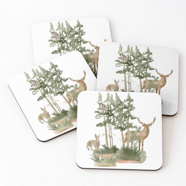 Item preview, Watercolor forest designed and sold by tapilipa.