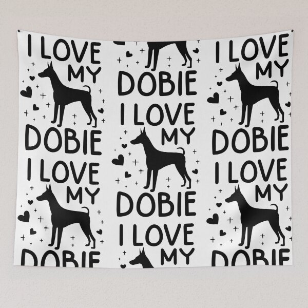 Item preview, Dapper Defender: I Love My Doberman designed and sold by EmeraldeaArt.