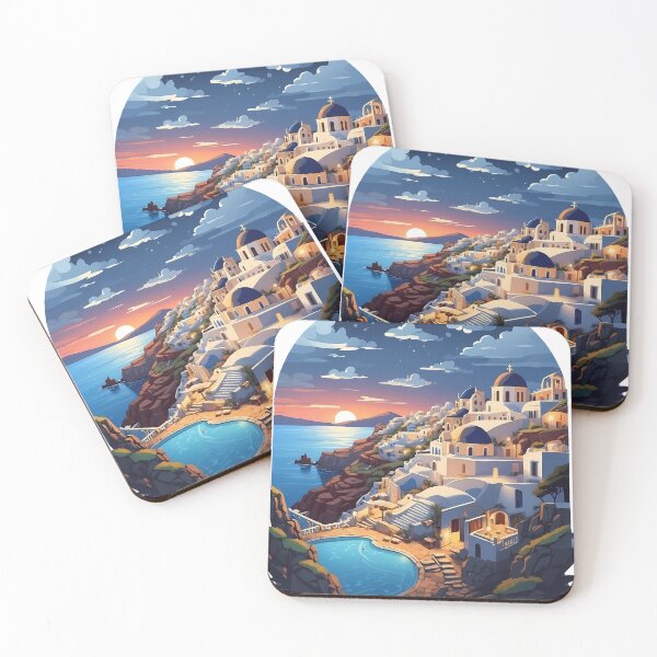 Item preview, Santorini seascape. designed and sold by wplamkung.