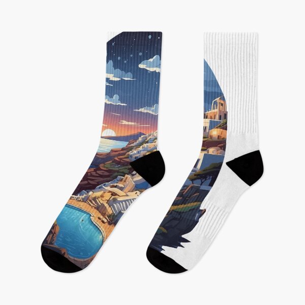 Item preview, Santorini seascape. designed and sold by wplamkung.