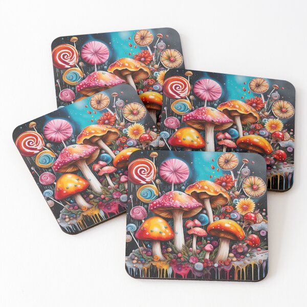 Item preview, Mushrooms and flowers designed and sold by REALDesign-Shop.