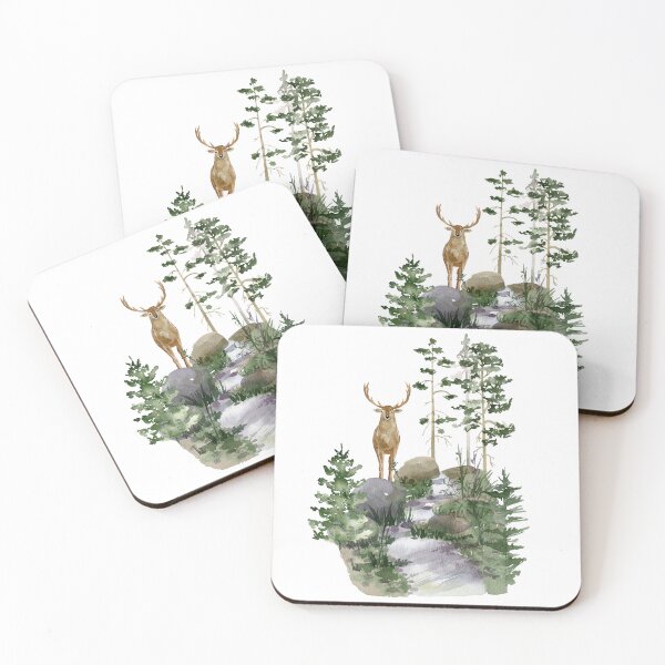 Item preview, Watercolor forest designed and sold by tapilipa.