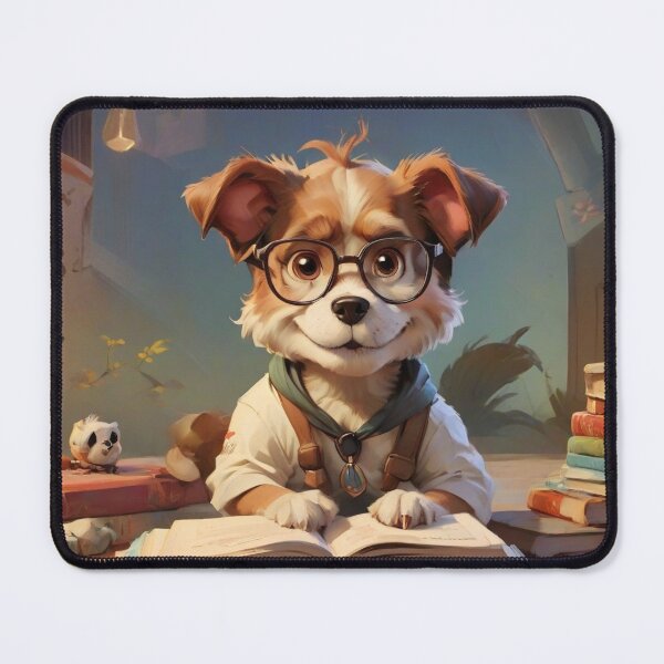 Item preview, Dog reads book designed and sold by 24online.