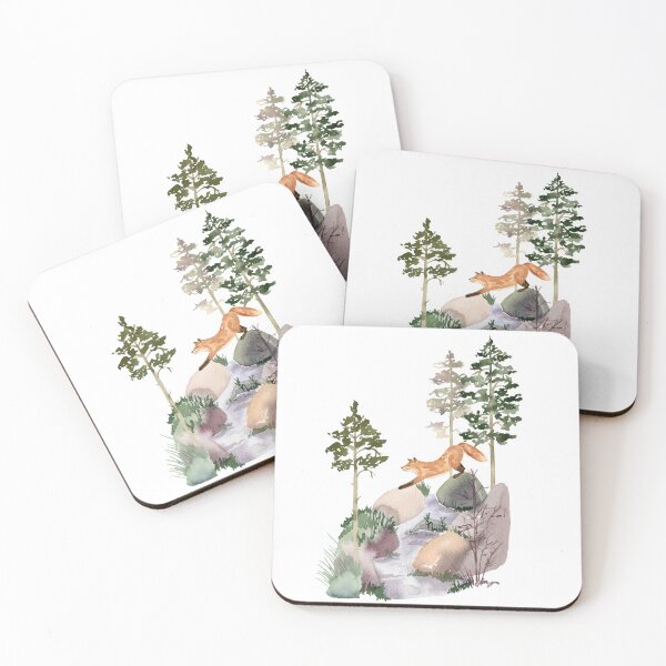 Item preview, Watercolor forest designed and sold by tapilipa.