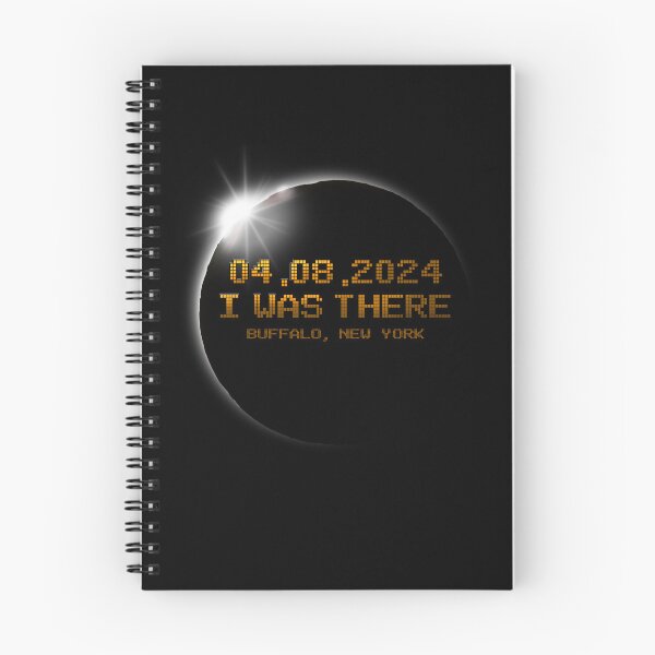Item preview, Total Solar Eclipse April 8th 2024 Buffalo New York designed and sold by Nerd Shizzle.