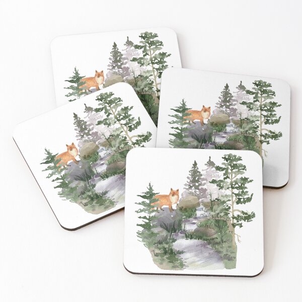 Item preview, Watercolor forest designed and sold by tapilipa.
