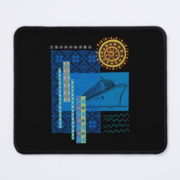 Item preview, Adventure, cruise and relaxation: trip of a lifetime | We are on a boat in the retro ethno folk style designed and sold by Erry-ewell.