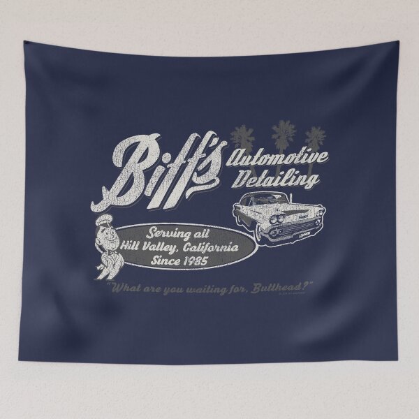 Item preview, Biff's Auto Detail Back to the Future Worn Out (© UCS LLC and Amblin) designed and sold by Alema Art.