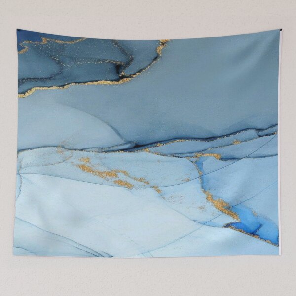 Item preview, Aesthetic Blue Mable photography designed and sold by Achmarry.