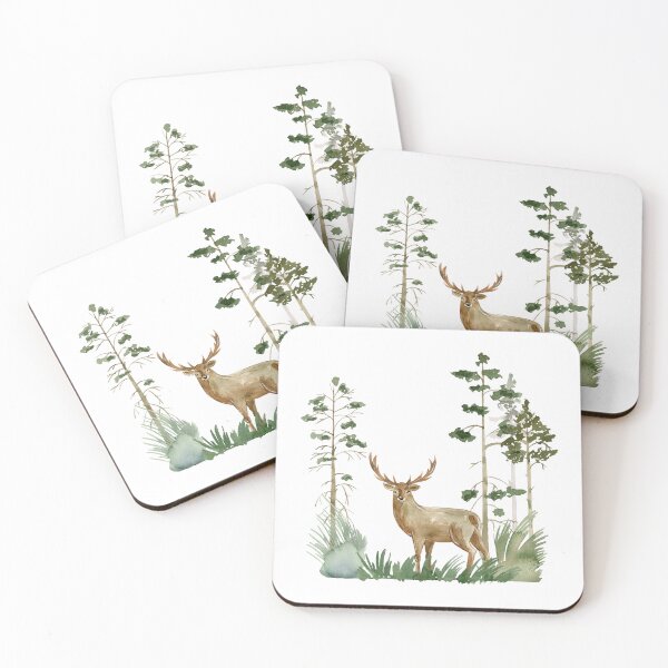 Item preview, Watercolor forest designed and sold by tapilipa.