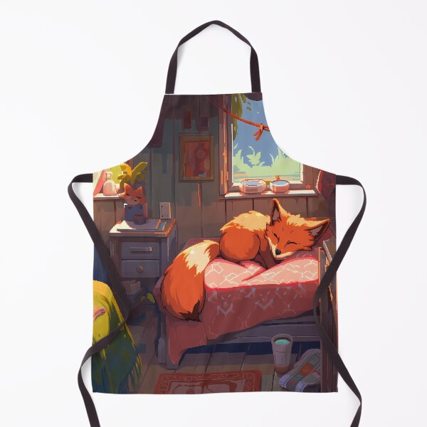 Item preview, Anime fox sleeping, pixel art- Cozy designed and sold by octoboobs.