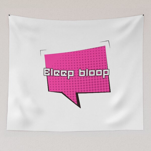 Item preview, Bleep Bloop Robot Speech Bubble designed and sold by at85productions.