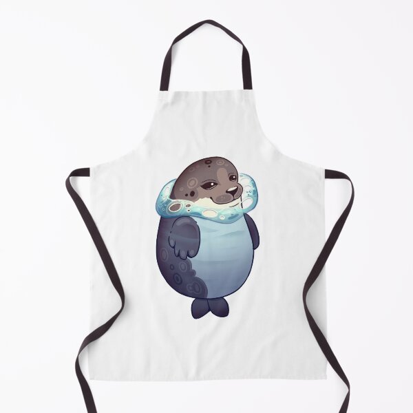 Item preview, Chubby Floating Grey Seal designed and sold by Mossysplashart.