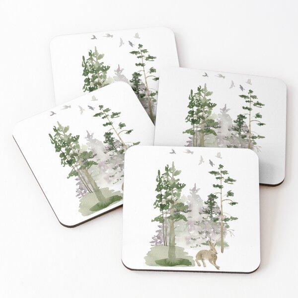 Item preview, Watercolor forest designed and sold by tapilipa.