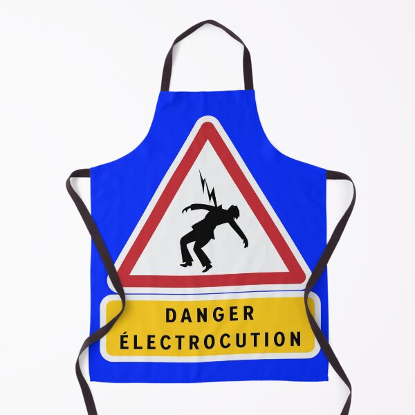 Item preview, Danger Electrocution safety sign Deutsche Bahn designed and sold by Green-over-red.