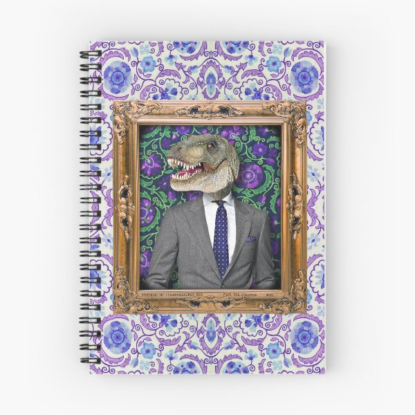 Item preview, Tyrannosaurus Rex Man in Vintage Frame designed and sold by FaceTheStrange.