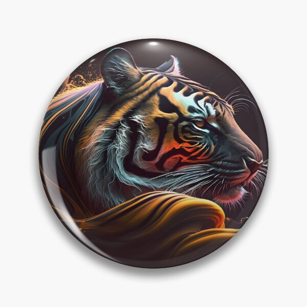 Item preview, Colourful Abstract Tiger Art  designed and sold by PeteRascal.