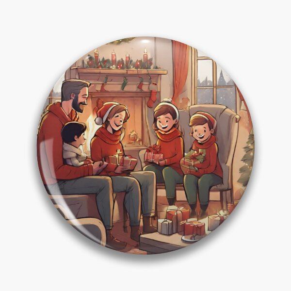 Item preview, A Family Celebrating Christmas / warm family atmosphere christmas designed and sold by Gullona.