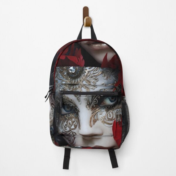 Item preview, Stunning portrait of a woman wearing a Venetian mask designed and sold by dcrc.