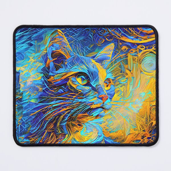 Item preview, Abstractions of abstract abstraction of cat. DeepDream #3690293738353 designed and sold by blackhalt.