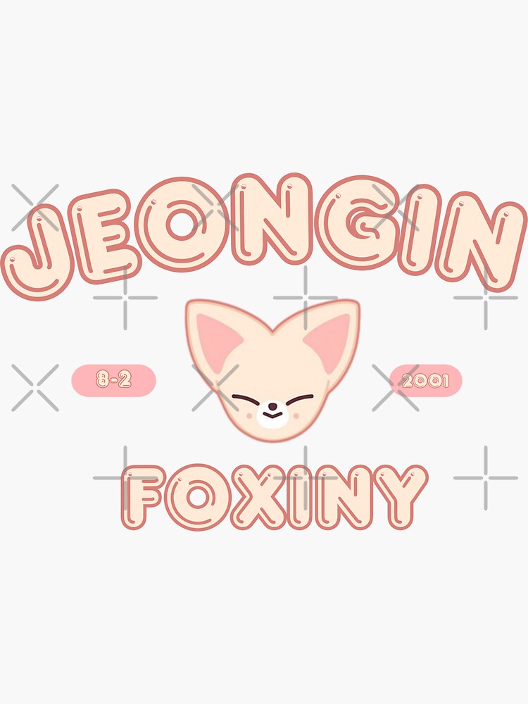 StrayKids アイエン FoxI.Ny Stray Kids I.N. Skzoo - Foxi.ny - Vinyl Sticker/magnet - Etsy
