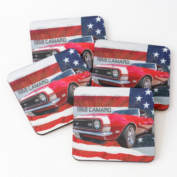 Item preview, Red 1968 Chevy Camaro RS 327 Text designed and sold by mljdwhite.