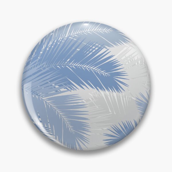 Item preview, BLUE TROPICAL PALM LEAVES designed and sold by AbsentisDesigns.