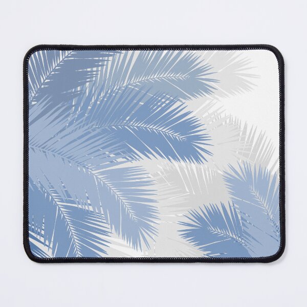 Item preview, BLUE TROPICAL PALM LEAVES designed and sold by AbsentisDesigns.