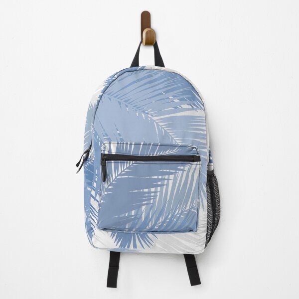 Item preview, BLUE TROPICAL PALM LEAVES designed and sold by AbsentisDesigns.