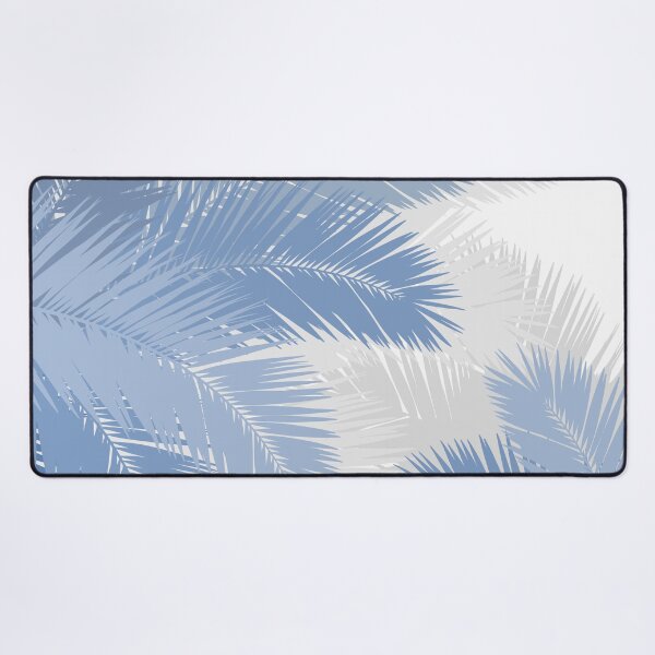 Item preview, BLUE TROPICAL PALM LEAVES designed and sold by AbsentisDesigns.