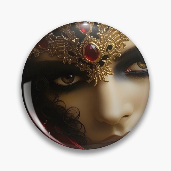 Item preview, Stunning portrait of a woman wearing a Venetian mask designed and sold by dcrc.