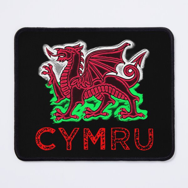 Item preview, CYMRU STYLISED WELSH DRAIG GOCH RED DRAGON designed and sold by Marni Scofidio Desi9ns.