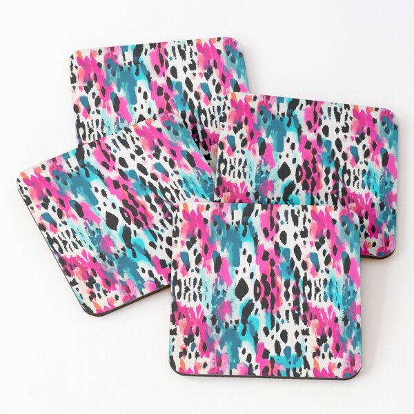 Item preview, Punk Kitty-Bright Grunge Cheetah Print designed and sold by BossyCatHome.
