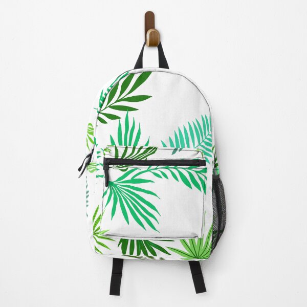 Item preview, tropical leaves mid century modern green cute pattern designed and sold by DesignYourWaystore.