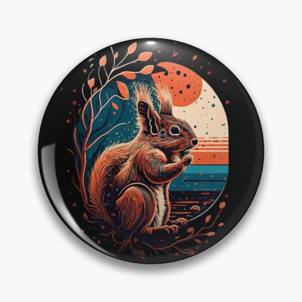 Item preview, The Squirrel Whisperer, vintage squirrel for squirrel lovers designed and sold by NaaEchDesign ⭐⭐⭐⭐⭐.