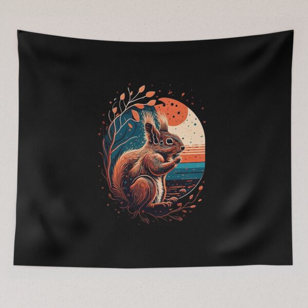 Item preview, The Squirrel Whisperer, vintage squirrel for squirrel lovers designed and sold by NaaEchDesign ⭐⭐⭐⭐⭐.