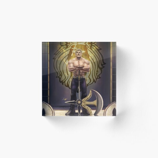 Escanor Sin of Pride Acrylic Block