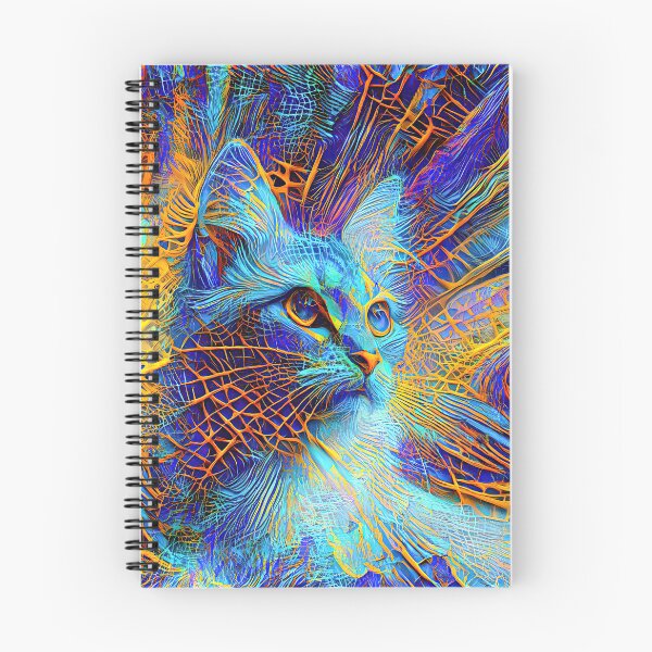 Item preview, Abstractions of abstract abstraction of cat. DeepDream #6068049633014 designed and sold by blackhalt.