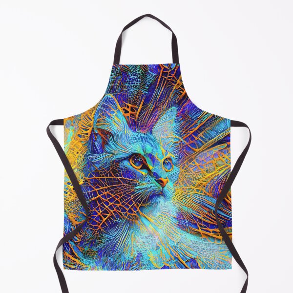 Item preview, Abstractions of abstract abstraction of cat. DeepDream #6068049633014 designed and sold by blackhalt.
