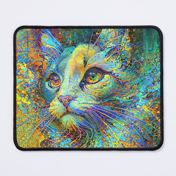 Item preview, Abstractions of abstract abstraction of cat. DeepDream #7306165131766 designed and sold by blackhalt.