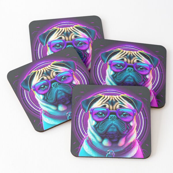 Item preview, Cool Pug dog designed and sold by blue-doodle.