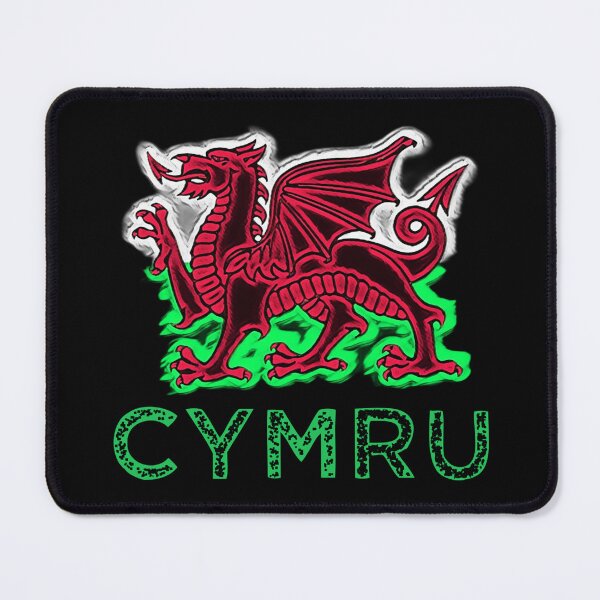 Item preview, CYMRU STYLISED WELSH DRAIG GOCH GREEN designed and sold by Marni Scofidio Desi9ns.