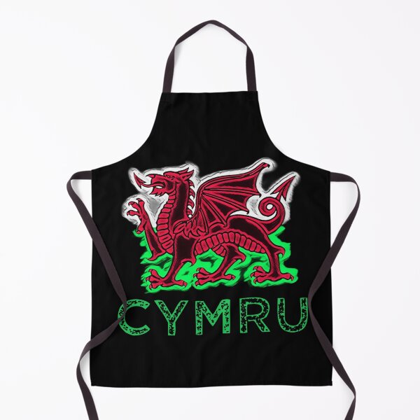 Item preview, CYMRU STYLISED WELSH DRAIG GOCH GREEN designed and sold by Marni Scofidio Desi9ns.