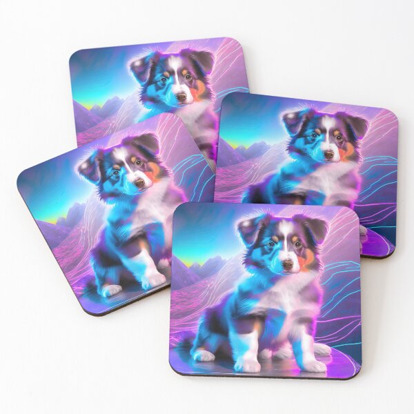 Item preview, Cool Miniature American Shepherd dog designed and sold by blue-doodle.
