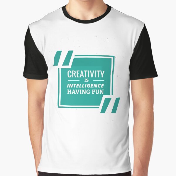 Item preview, creativity is intelligence designed and sold by hamada elbagoury.