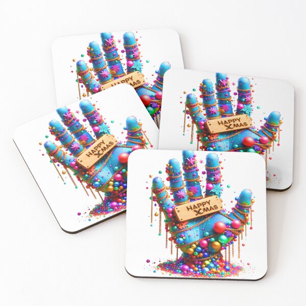 Item preview, Hand with HAPPY XMAS text 2 designed and sold by Glariix.