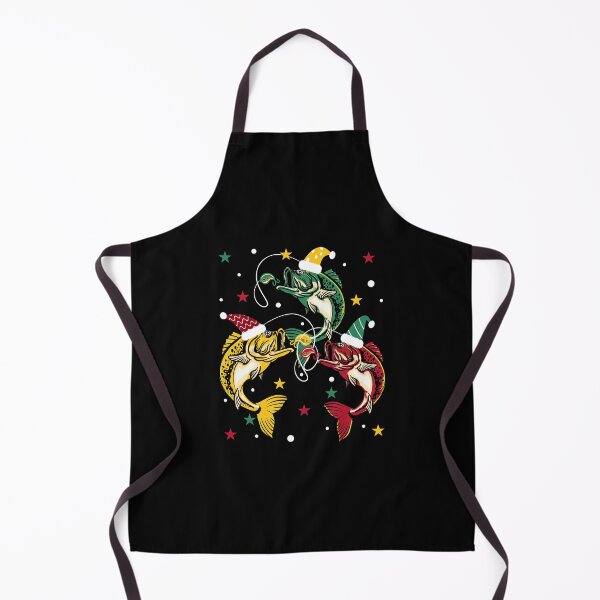 Item preview, Merry Fishmas Ugly Christmas Sweater Funny Fishing designed and sold by Smix Pixels.