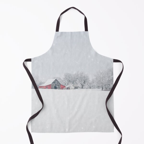 Item preview, Winter Snow At The Old Red Barn designed and sold by mljdwhite.