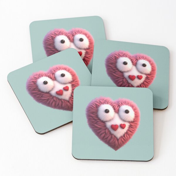 Item preview, Cute Fuzzy Pink Heart  designed and sold by Digiheart.