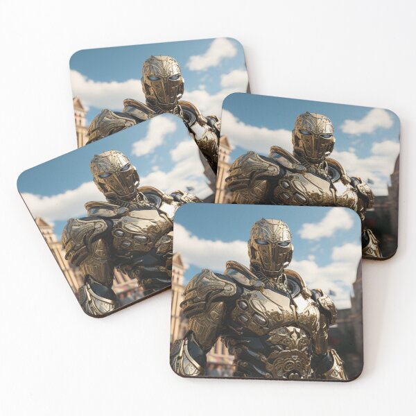 Item preview, strong knight digital art armor robot cyborg battle designed and sold by UILOVE.